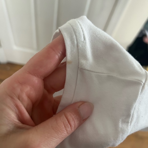 Vneck White crop Top - Picture 6 of 12